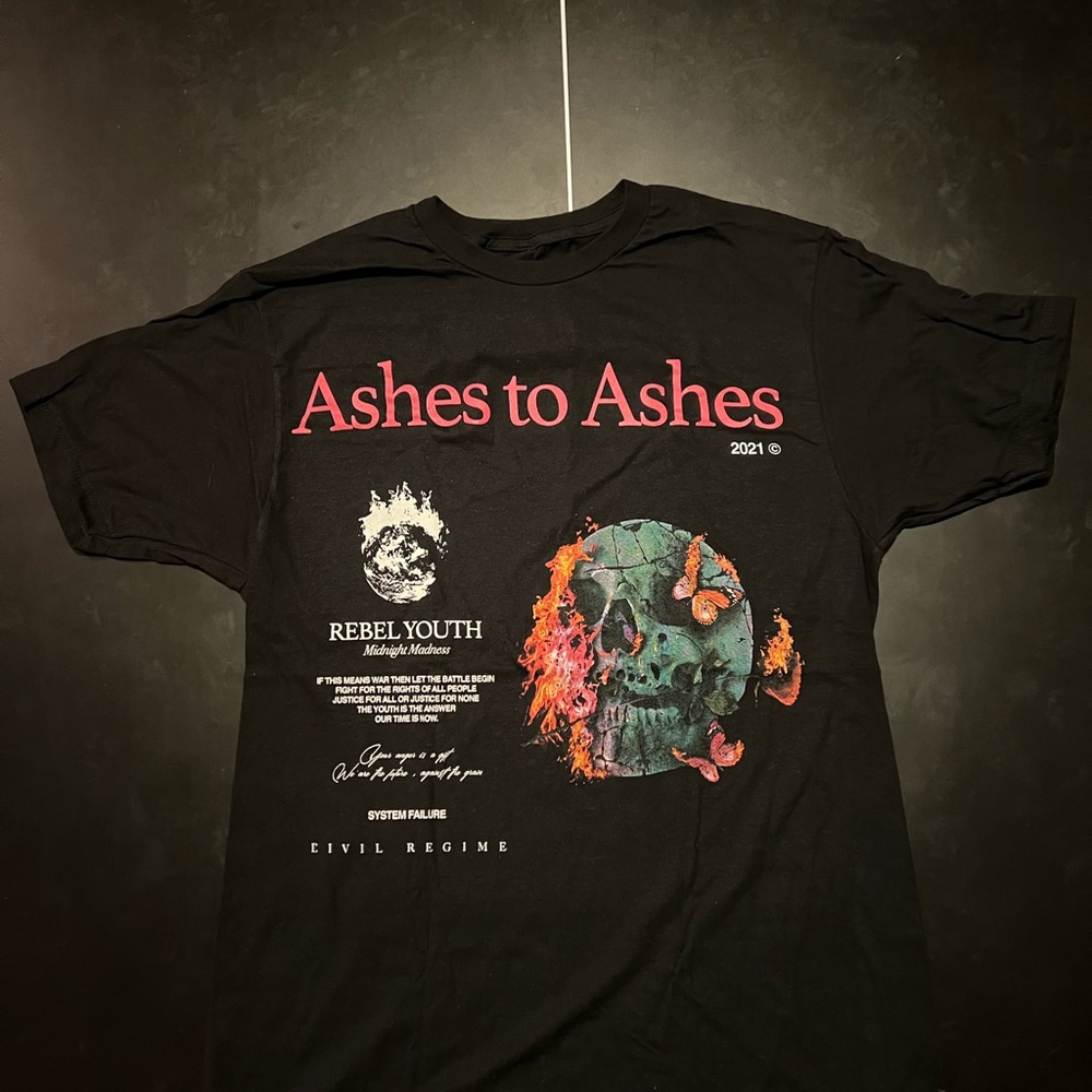 Black Ashes to Ashes shirt
